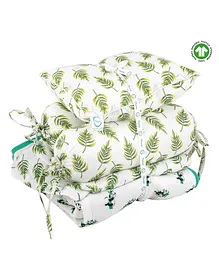Theoni 100% Organic Cotton Cot Crib Baby Bundle- Green