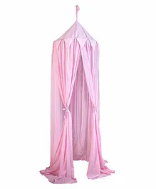 Theoni 100% Cotton Voile Play Canopy - Pink