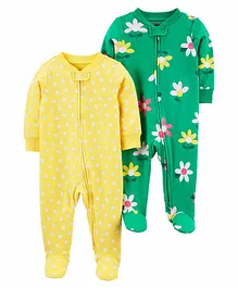 Carter's 2 Pack Zip up and Cotton Play Nightwear - Multicolour