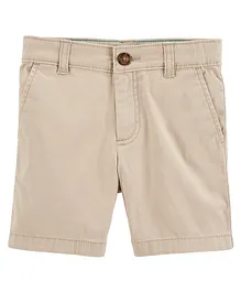Carter's Flat-Front Shorts - Khaki