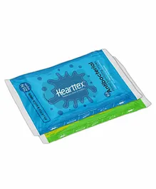 Hearttex Antibacterial Hand Sanitizing Wipes Pack of 2 Blue Green - 25 Pieces Each