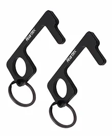 Hearttex  Everyday Carry Safe Keychain Pack of 2 - Black