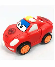 VWorld Pull Push Back Action Robot Car Toy Car (Color May Vary)