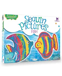 Toy Kraft Fishes Sequin Pictures - Multicolor