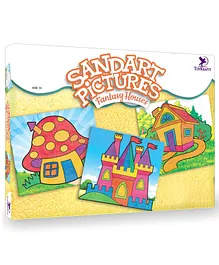 Toy Kraft Sand Art Fantasy Homes Pictures - Multicolor