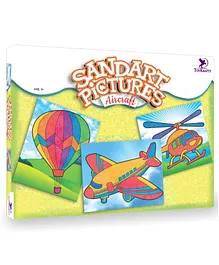 Toy Kraft Sand Art Aircraft Pictures - Multicolor