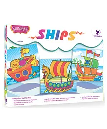 Toy Kraft Sand Art Ships Pictures - Multicolor
