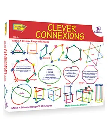 Toy Kraft Clever Connexions Construction Set Multicolor - 278 Pieces 