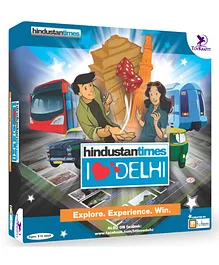Toy Kraft  I love Delhi Board Game - Multicolor 
