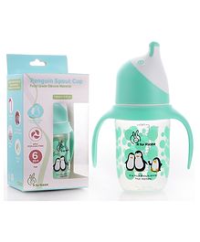 R for Rabbit Premium Penguin Spout Sipper Green - 180 ml