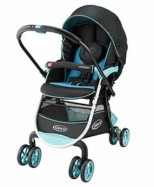 Graco Citi Next Super Lightweight Folding Pram Forward & Backward Facing  Baby Stroller with Breathable Cushioned Seat - Blue