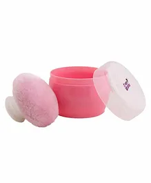 Beebaby Premium Powder Puff with Case - Pink White
