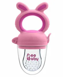 Beebaby Chewy Food & Fruit Silicone Nibbler - Pink