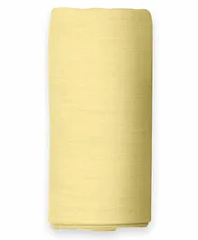The White Cradle Organic Cotton Swaddle Wrapper - Yellow
