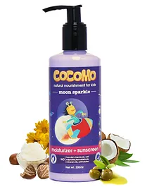 Cocomo Moon Sparkle Moisturizer & Sunscreen Bottle - 300 ml