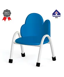 OK Play Kids Chair Cloud Design Blue - Height 10 Inches