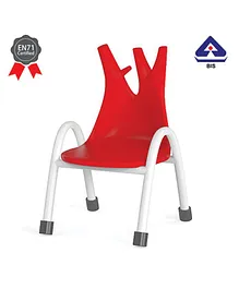 OK Play Trunk Chair Red- Height 8 Inches