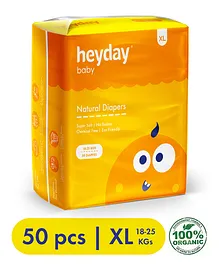 Heyday Natural & Organic Extra Large Baby Diapers - 50 Diapers