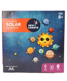 Fevicreate Make Your Own Solar System DIY Art & Craft Kit for Kids - Blue