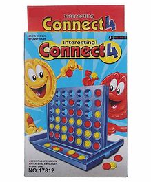 Yamama Connect 4 Amusement Game - Multicolour