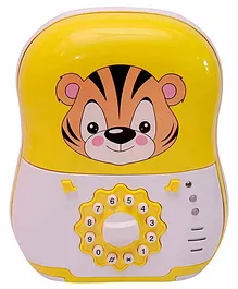 Crackles Trolley Shaped Electronic & Musical Piggy Bank - Yellow