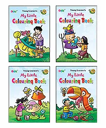 Young Learner Publication Little Colouring Books Set of 4 - English