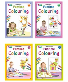 Young Learner Publication Funtime Copy Coloring Books Pack of 4 - English