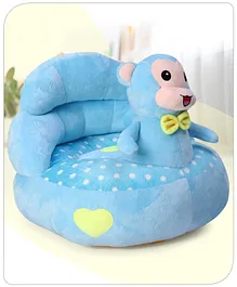 Babyhug Plush Kids Monkey Sofa Chair (Colour May Vary)