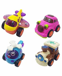 VWorld Friction Toy Vehicles Set of 4 - Multicolour