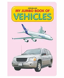 Dreamland Vehicles Jumbo Picture Book - A3 Size Book with Big Pictures for Early Learners (My Jumbo Books)