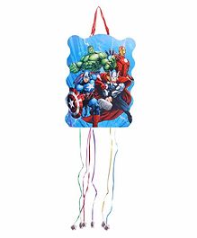 Funcart Pull String Avenger Theme Pinata Bag - Multicolor