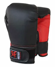 Ring Fight Star Boxing Gloves - Black