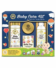Mom & World Baby Care Collection Gift Pack of 4 - 200 ml, 120 ml