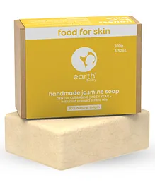 earthBaby Natural Handmade Jasmine Bath Soap - 100 gm