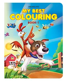 Dreamland My Best Colouring Book 1 for Kids , Drawing, Colouring, Copy Colour Book