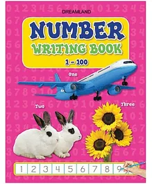 Dreamland Number Writing Practice Book 1-100 for Children