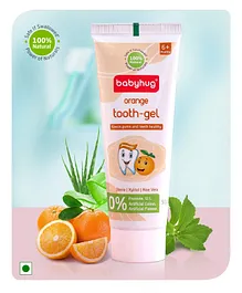 Babyhug Orange Flavoured Tooth Gel - 50 g