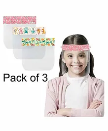 Polka Tots Face Protection Shield Multicolor - Pack of 3