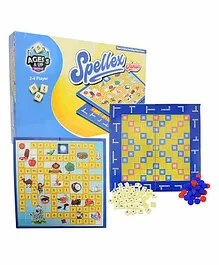 Planet of Toys Junior Spellex Crossword Board Game - Multicolor
