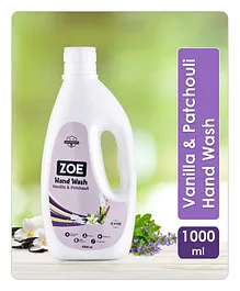 Zoe Vanilla & Patchouli Hand Wash - 1000 ml