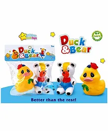 FunBlast Animal Shaped Bath Toys Pack of 2 - Multicolour