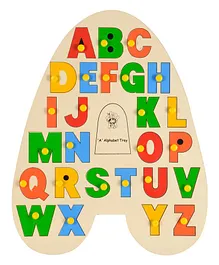 Skillofun A Alphabet Wooden Tray