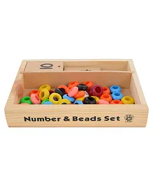 Skillofun Wooden Number and Beads Set