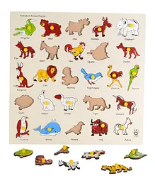 Skillofun Animal Alphabet Wooden Tray