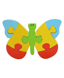 Skillofun - Take Apart Wooden Puzzle Butterfly