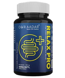 AAdar Relax Pro Constipation Relief & Gastric Capsules - 60 Capsules