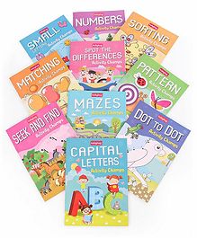 Babyhug First Step to Big Learning Activity Champ Books Set of 10 - English