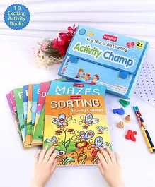 Babyhug First Step to Big Learning Activity Champ Books Set of 10 - English