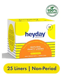 Heyday Natural & Organic Panty Liners - 25 Liners