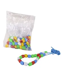 Skillofun Plastic And Wooden Beads - Oval 